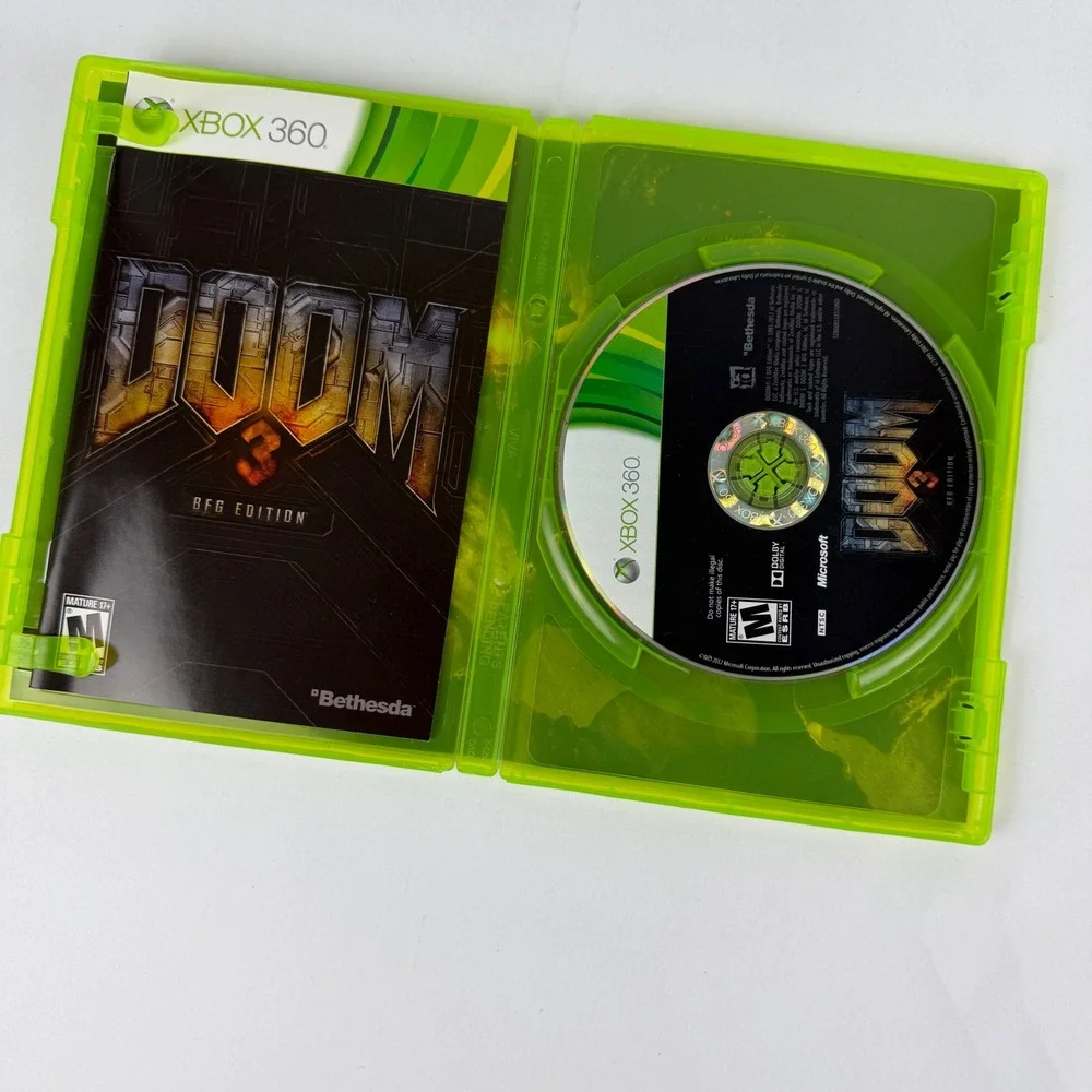 Doom 3 BFG‎ Edition Xbox 360 Remastered Includes Doom 1 2 and Lost Mission NTSC
